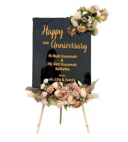 Papan Bunga Akrilik Tempur